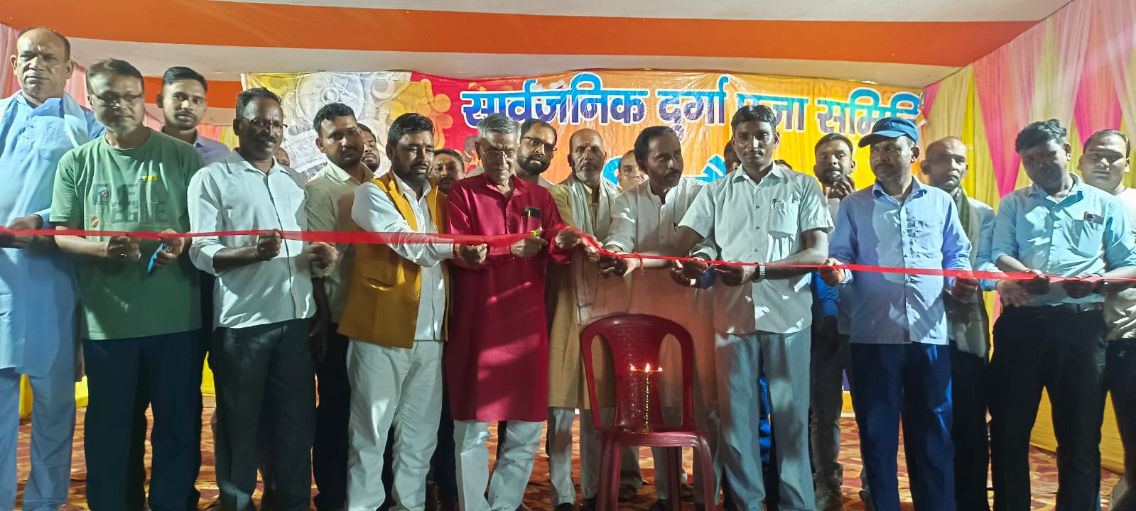 बिजैया में भक्ति जागरण का आयोजन, पूर्व विधायक ने किया उद्घाटन