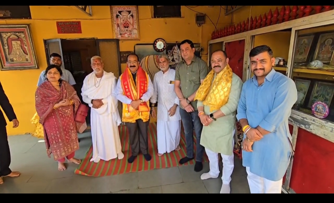 उपमुख्यमंत्री अरुण साव पहुंचे आगर मालवा, नलखेड़ा में मां बगुलामुखी के किए दर्शन।
